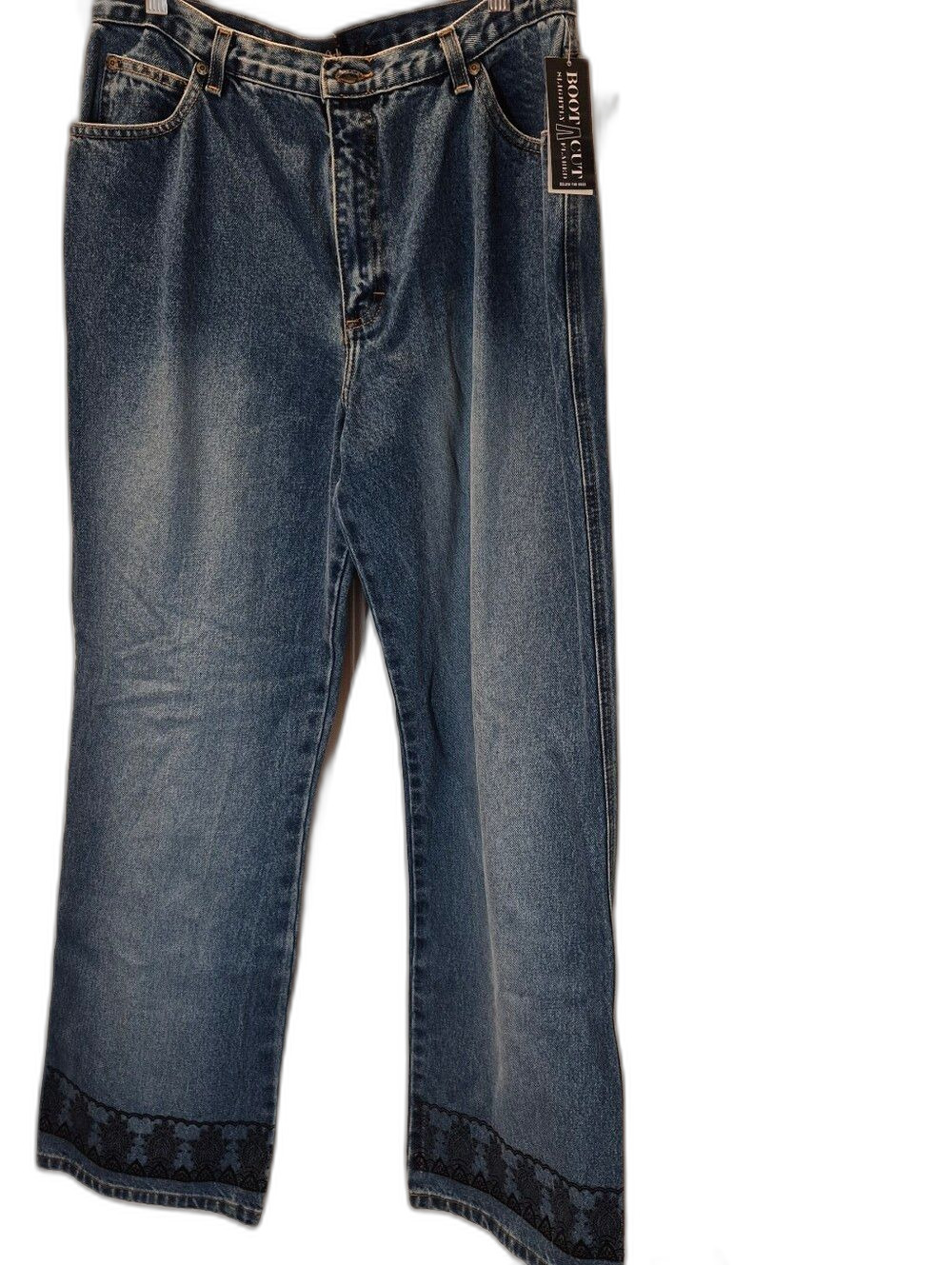 Style & Co. Women's Medium Blue Boot Cut 100% Corron Jeans- 14